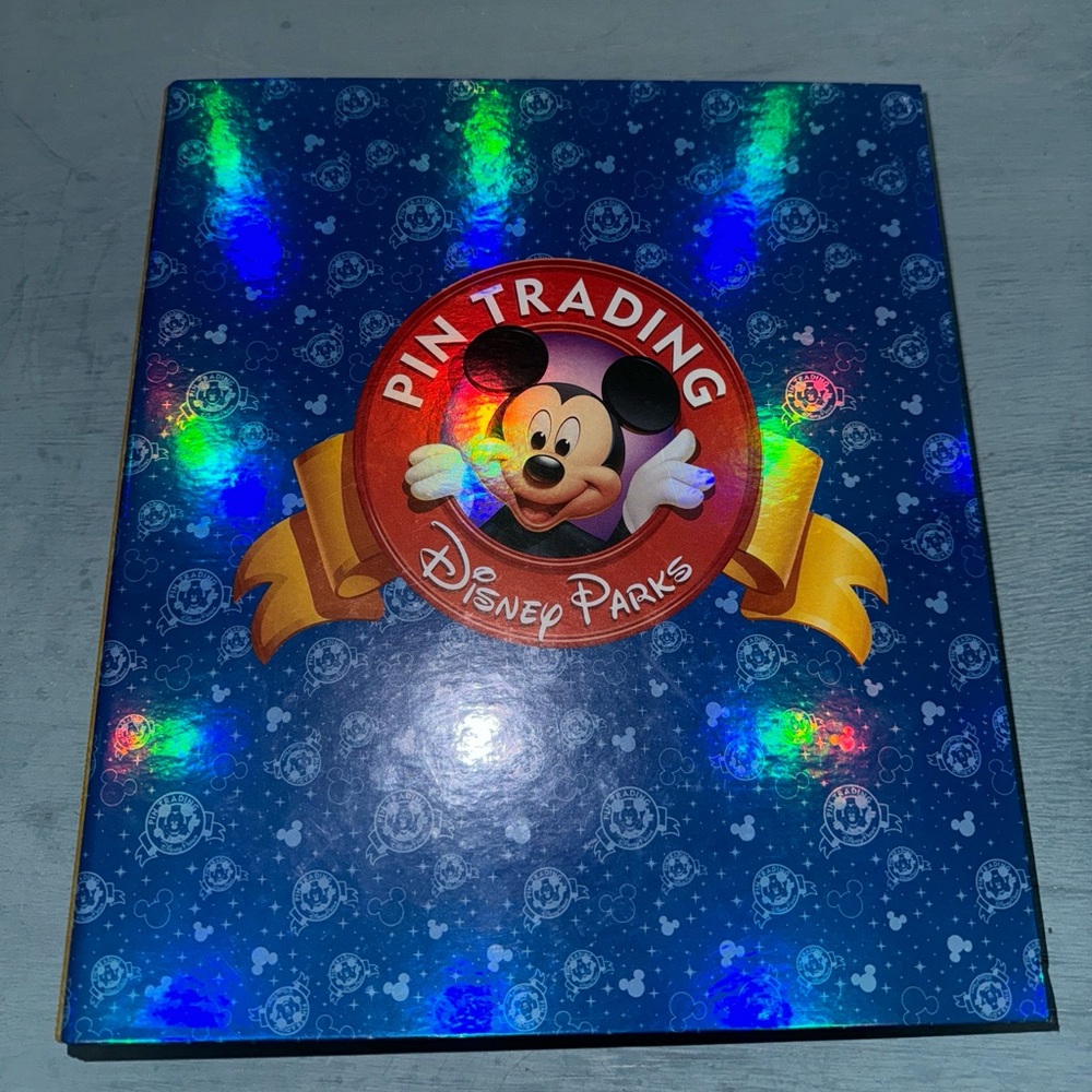 Vintage Disney Pin Trading Binder Folio